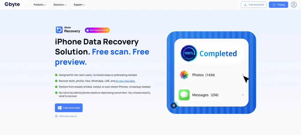 Gbyte recovery homepage.webp